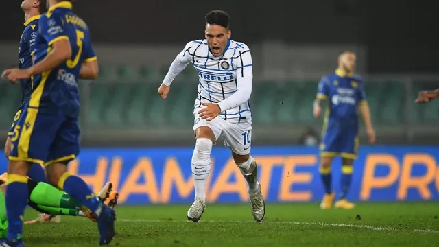 Lautaro se reencuentra con el gol un mes después y guía al Inter al triunfo en la Serie A