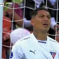 LDU vs. Sao Paulo: Paolo Guerrero falló increíble ocasión de gol en el partido