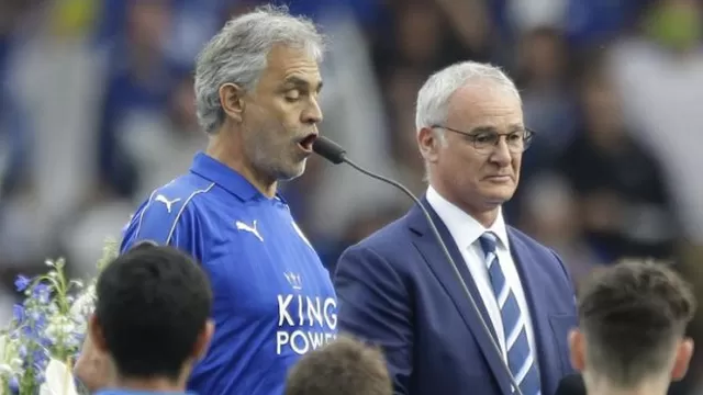 Leicester City publicó emocionante video con el canto de Andrea Bocelli