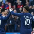 Con Messsi y Neymar, PSG goleó 5-0 al Auxerre en su último partido antes del Mundial