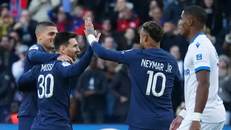 Con Messsi y Neymar, PSG goleó 5-0 al Auxerre en su último partido antes del Mundial