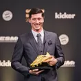 Lewandowski tras recibir la Bota de Oro: &quot;Compito conmigo mismo, no con Messi y Cristiano&quot;