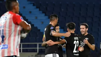 Libertad ganó 4-3 en su visita a Junior por la ida de octavos de la Copa Sudamericana