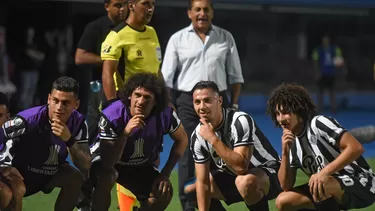 Libertad celebró en Asunción | Foto: AFP.