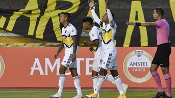 Libertadores: Boca Juniors venció  a The Strongest con golazo de Sebastián Villa