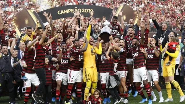 Flamengo ganó la final en Lima y se coronó campeón de la Libertadores. | Foto: AFP/Video: Conmebol