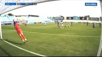 Liga 1: Salomón Libman evitó golazo que iba a anotar Jesús Barco