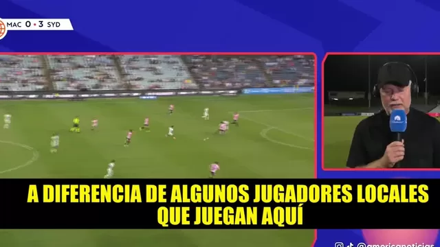 La prensa australiana destacó tanto la jugada previa como la definición del mediocampista peruano. | AD