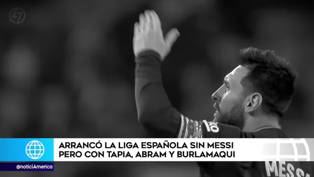 La Liga española arrancó sin Messi pero con Tapia, Abram y Burlamaqui