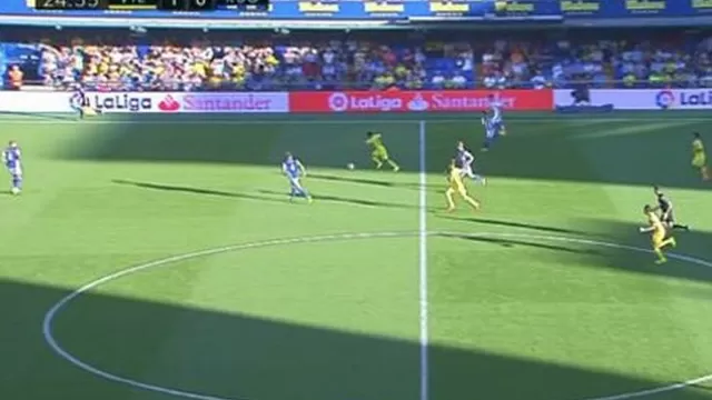 Liga española: golazo de Sansone para Villarreal desde media cancha