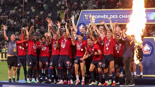 Lille conquistó la Supercopa de Francia tras ganar 1-0 al París Saint-Germain