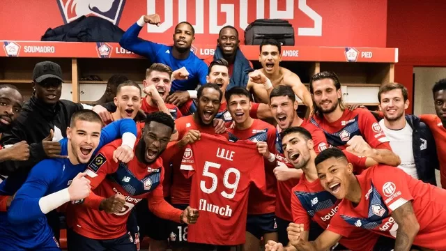 Lille mantuvo su ventaja sobre el PSG que en la temporada solo logró le Copa de Francia. | Foto: Lille
