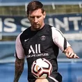 Lionel Messi brilló en su primer entrenamiento de fútbol en el PSG