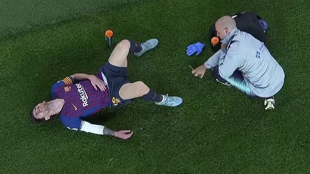 Messi estar&amp;aacute; de baja por tres semanas. | Foto: Captura de Video