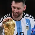 Messi confesó qué sintió al ver la Copa: &quot;Me decía &#39;vení, ahora sí me podés tocar&#39;&quot;