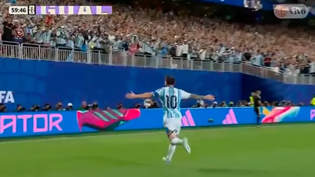 GOL de Lionel Messi para el 2-0 de Argentina sobre Argelia / Foto y Video: América TV