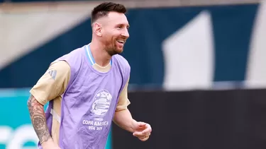 Lionel Messi se prepara para el último cotejo donde buscará alzar la Copa América / Foto: AFP