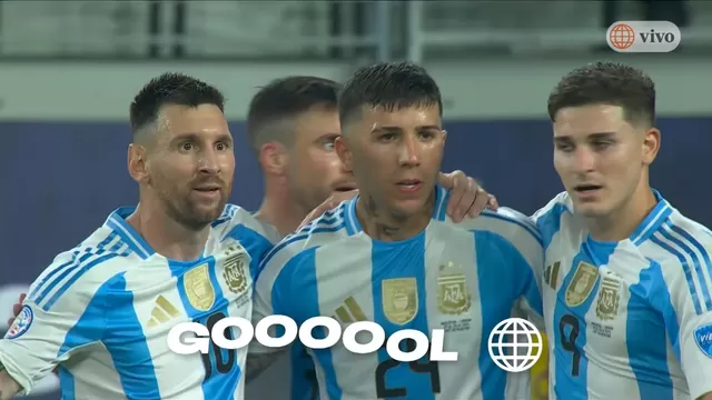 Lionel Messi convirtió su primer gol en la Copa América 2024 / Captura / América TV