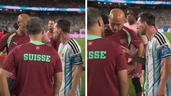 Lionel Messi encaró a asistente de Suiza: Se reveló el tenso momento tras final del partido