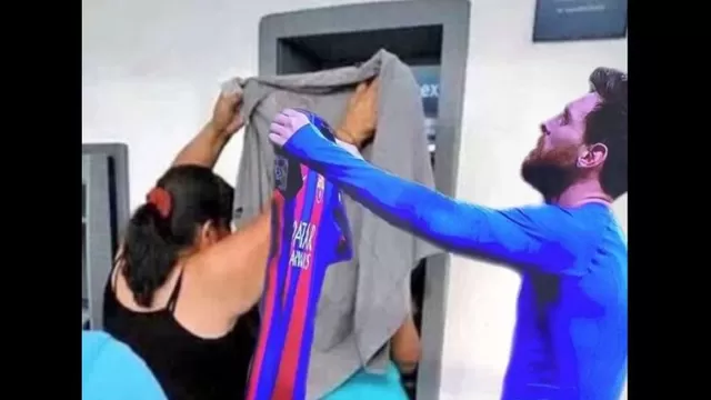 Lionel Messi: estos memes dejó su festejo con la camiseta en el Bernabéu-foto-3