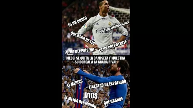 Lionel Messi: estos memes dejó su festejo con la camiseta en el Bernabéu-foto-8