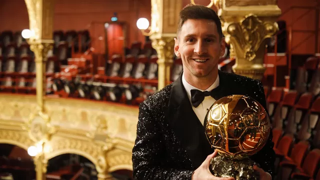 Messi recibió su séptimo Balón de Oro en la última gala de dicho premio. | Foto: PSG