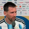 Messi explicó por qué Argentina sufrió para vencer a Cabo Verde: "Fue todo lo contrario" Messi explicó por qué Argentina sufrió para vencer a Cabo Verde: "Fue todo lo contrario"