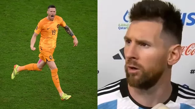 Messi explicó por qué se enojó con Weghorst, a quien le dijo &quot;qué mirás, bobo&quot;