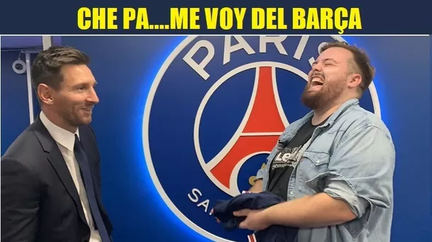 Lionel Messi fue presentado en PSG y desató una ola de divertidos memes.