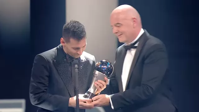 Lionel Messi gana el Premio The Best / Foto: FIFA
