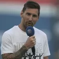 Lionel Messi a los hinchas del PSG: &quot;Me siento muy feliz, muy ilusionado&quot;