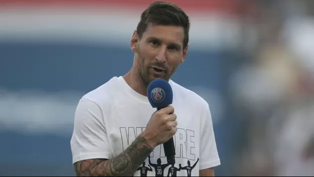 Lionel Messi a los hinchas del PSG: Me siento muy feliz, muy ilusionado