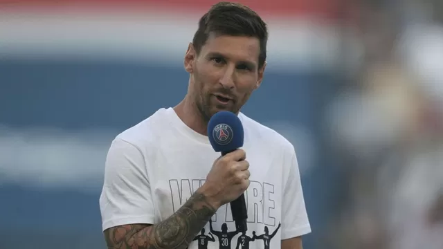 Lionel Messi a los hinchas del PSG: &quot;Me siento muy feliz, muy ilusionado&quot;