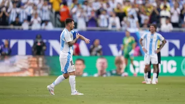 Lionel Messi ingresó en el amistoso contra Ecuador / Foto: Twitter Selección Argentina