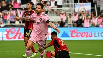 Con doblete de Messi, Inter Miami goleó 4-0 al Atlanta United de Abram