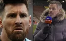 Lionel Messi llamó "burro" a Jamie Carragher por criticar su llegada al PSG - Noticias de juarez