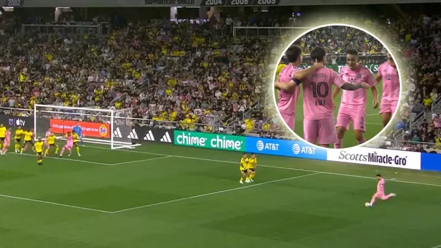 Lionel Messi sorprendió al mundo con tremendo golazo de tiro libre en el Inter Miami vs Columbus Crew por la MLS / Fuente: X MLS