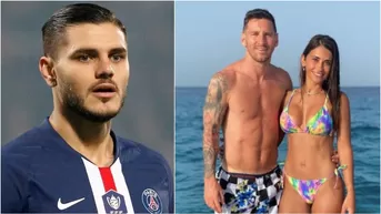 Lionel Messi: Mauro Icardi le dio la bienvenida a la 'Pulga' al PSG