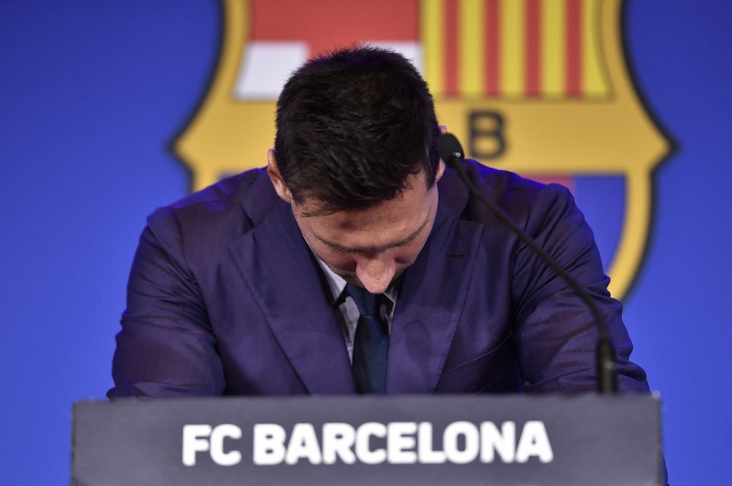 Messi se despidió del FC Barcelona | Foto: AFP.
