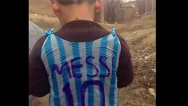 Niño fanático de Lionel Messi (Foto: Twitter)