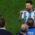 Lionel Messi: ¿Qué le reclamó el argentino a Van Gaal tras el partido?