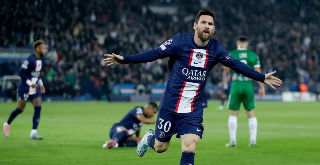 2 goles y 2 asistencias de Messi con el PSG en Champions (fuente: Champions League)