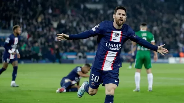 2 goles y 2 asistencias de Messi con el PSG en Champions (fuente: Champions League)