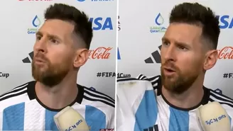 Messi mostró su enojo tras el Argentina vs. Países Bajos. | Video: Espn