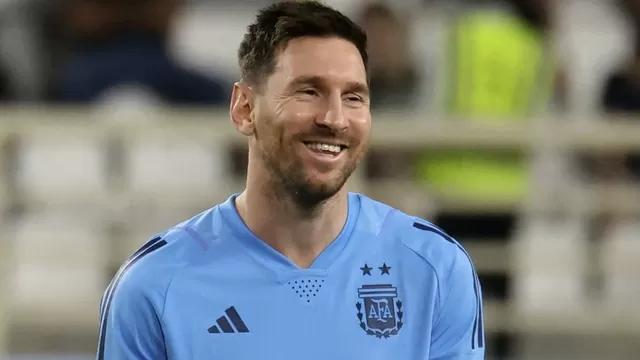 Lionel Messi realizó su primer entrenamiento con la Scaloneta en Qatar