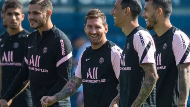 Lionel Messi: Risas y complicidad en la primera práctica abierta del argentino en el PSG
