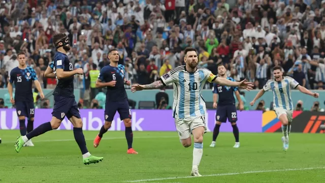 Messi sumó su quinto gol en Qatar 2022. | Foto: AFP/Video: Latina-DSports