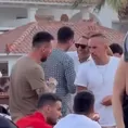 Lionel Messi se encontró con Ribery en un exclusivo hotel en Ibiza