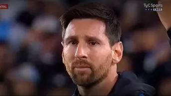Messi se quebró con los cánticos previo a partido de Argentina