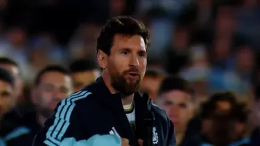 Lionel Messi se conmovió luego del triunfo y dio sus últimas palabras como futbolista de la selección argentina / Fuente: TyC Sports